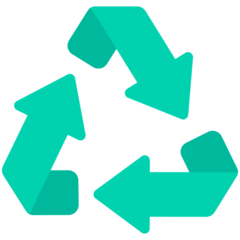 Símbolo de reciclaje Emoji Mozilla