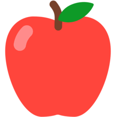 🍎 Red Apple Emoji in Mozilla Browser