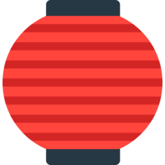Red Paper Lantern Emoji in Mozilla Browser
