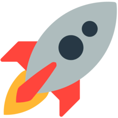 Ракета Эмодзи в браузере Mozilla