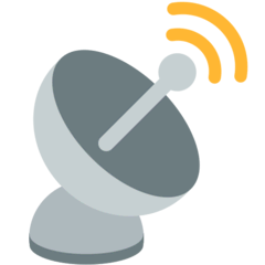 📡 Satellitenschüssel Emoji auf Mozilla