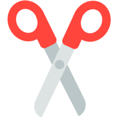 Scissors Emoji in Mozilla Browser