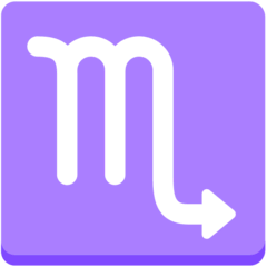 Знак зодиака Скорпион Эмодзи в браузере Mozilla