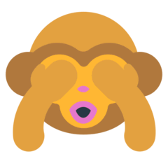 See-No-Evil Monkey Emoji in Mozilla Browser
