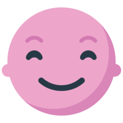 😊 Cara sorridente com olhos semifechados Emoji nos Mozilla