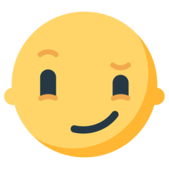 Cara com sorriso maroto Emoji Mozilla