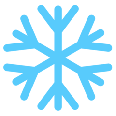❄️ Snowflake Emoji in Mozilla Browser
