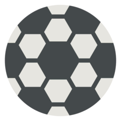 Футбольный мяч Эмодзи в браузере Mozilla