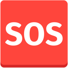 SOS-Zeichen Emoji Mozilla