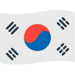 Flagge von Südkorea Emoji Mozilla