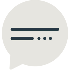 Balão de diálogo Emoji Mozilla