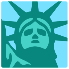 Статуя Свободы Эмодзи в браузере Mozilla