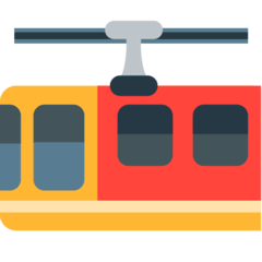 Ferrovia sospesa Emoji Mozilla