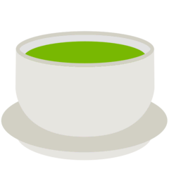 Xícara de chá sem alça Emoji Mozilla