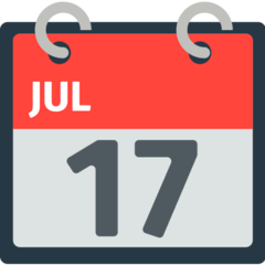 Abreißkalender Emoji Mozilla
