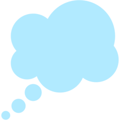Balão de pensamento Emoji Mozilla