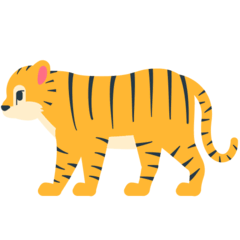 🐅 Tiger Emoji in Mozilla Browser