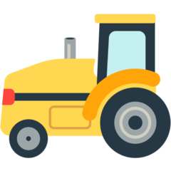 Tractor Emoji in Mozilla Browser