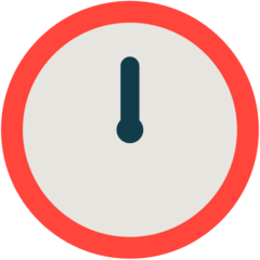 Twelve O’clock Emoji in Mozilla Browser