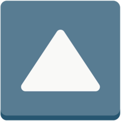 Triangle blanc pointant vers le haut Émoji Mozilla