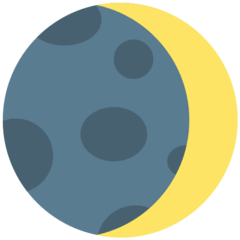 🌒 Luna con gobba a levante Emoji su Mozilla