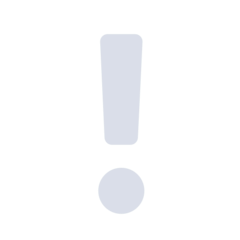 Signo de exclamación blanco Emoji Mozilla