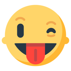 😜 Zwinkerndes Gesicht mit herausgestreckter Zunge Emoji auf Mozilla