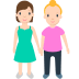 Duas mulheres de mãos dadas Emoji Mozilla