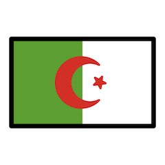 Bandiera dell'Algeria on Openmoji