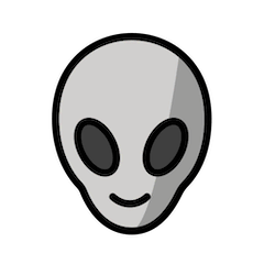 👽 Alien Emoji auf Openmoji