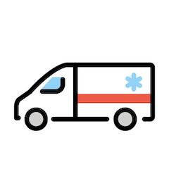 Ambulance on Openmoji