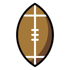 Palla da football americano Emoji Openmoji