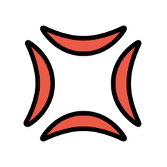 Anger Symbol on Openmoji