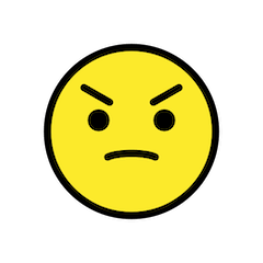 Angry Face on Openmoji