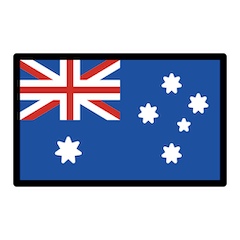 Bandeira da Austrália Emoji Openmoji