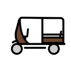 🛺 Auto Rickshaw Emoji in Openmoji