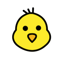 🐤 Küken Emoji auf Openmoji