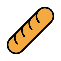 🥖 Barra de pan Emoji en Openmoji