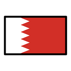 Флаг Бахрейна on Openmoji