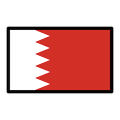 Flag: Bahrain on Openmoji