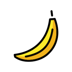 Банан Эмодзи в Openmoji