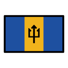 バルバドス国旗 on Openmoji
