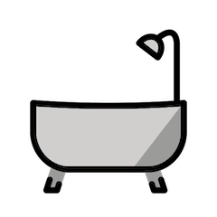 Bathtub Emoji in Openmoji