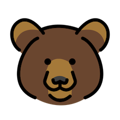 🐻 Tête d’ours Émoji sur Openmoji