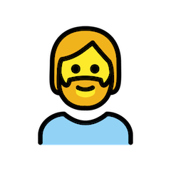 🧔 Pessoa com barba Emoji nos Openmoji
