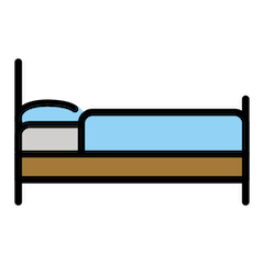 Bed on Openmoji