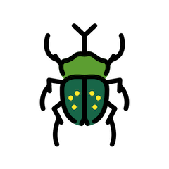 Beetle Emoji in Openmoji