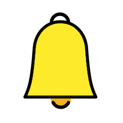 Bell on Openmoji