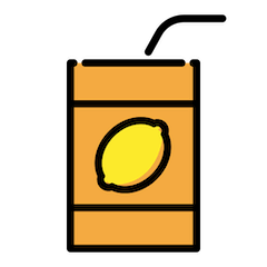 🧃 Carton de zumo Emoji en Openmoji