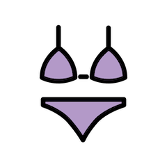 👙 Bikini Emoji su Openmoji